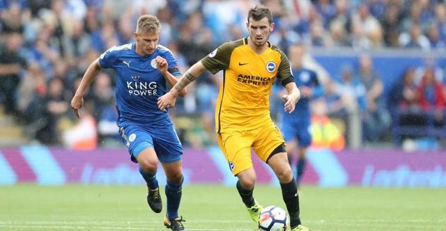 莱斯特城主场平布莱顿,麦迪逊远射中柱显运气  莱斯特城主场平布莱顿,麦迪逊远射中柱显运气